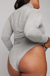 Thumbnail image #6 of Whipped Turtleneck in Heather Grey [Brittney XL]
