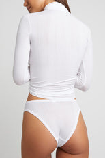 Thumbnail image #3 of Whipped Turtleneck in White