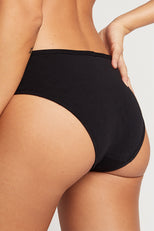 Thumbnail image #3 of Cotton Brief in Black (Pack) [Paula XS-S]