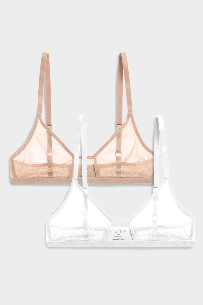 Negative Sieve Cutout Bra DIY 2Pack Negative Underwear