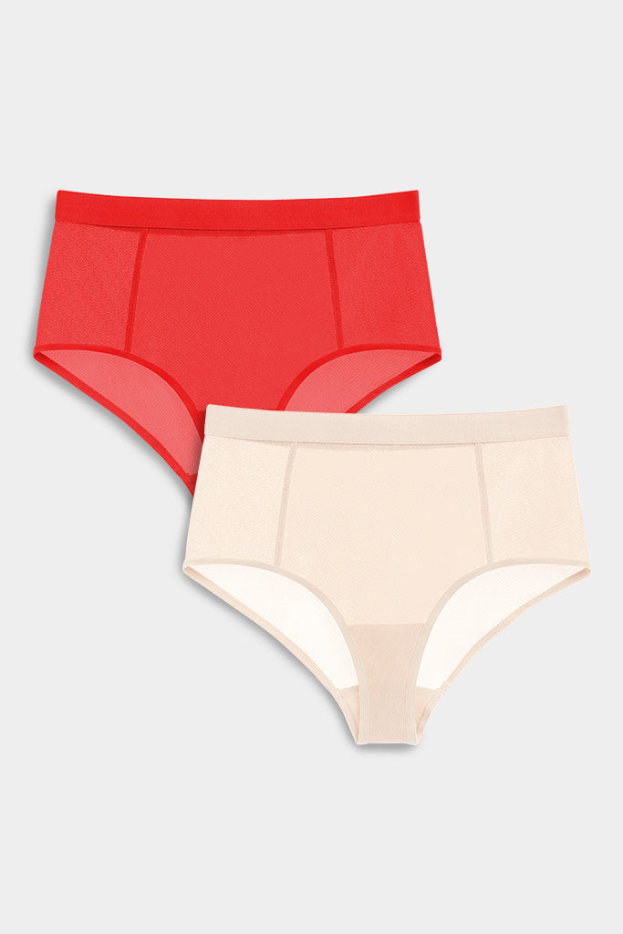Negative Sieve HighWaist Brief DIY 2Pack Negative Underwear