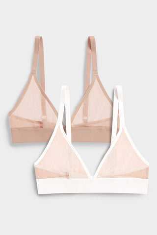 Detail view of Sieve Triangle Bra Custom 2-Pack for sizer