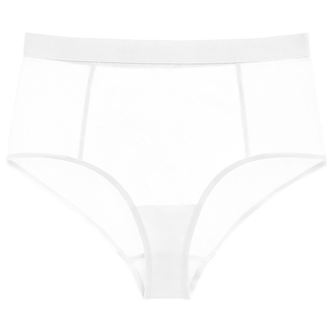 Sieve High-Waist Brief in Moon  Women's Full Coverage Briefs – Negative  Underwear