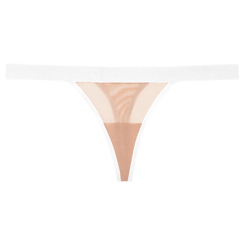Sieve String Thong in Buff  Thong in Buff - Women's Underwear