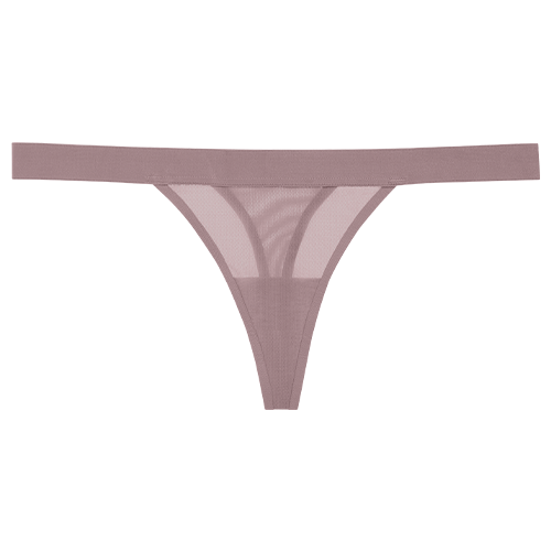Sieve Thong in Haze  Thongs for Women - Women's Mesh Underwear – Negative  Underwear