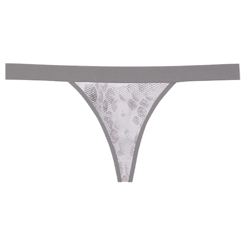 Sieve Thong in White Boa | Thongs for Women