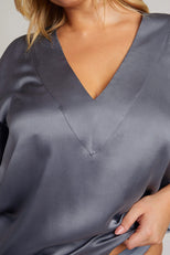 Thumbnail image #6 of Eclipse Silk Deep V-Top in Graphite [Vitoria XL]