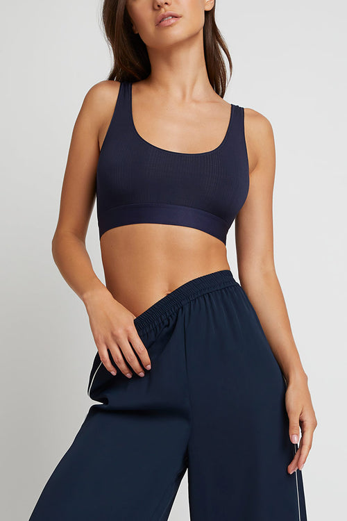 Supreme Track Pant in Navy