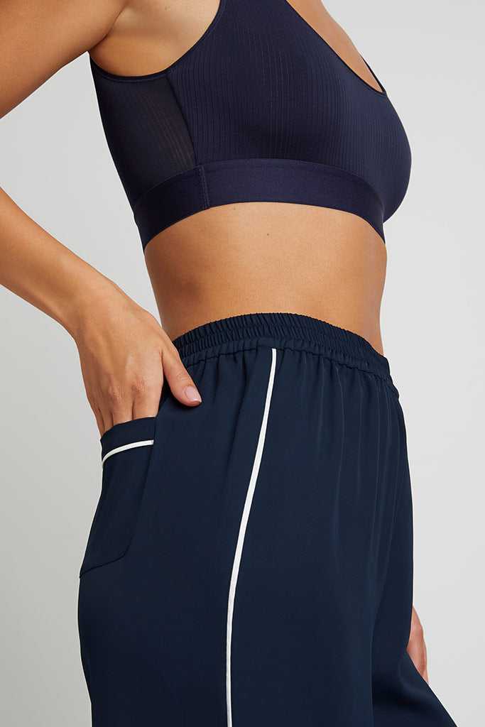 Supreme Track Pant in Navy