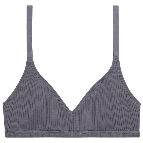 Negative  Whipped Non-Wire Bra in Graphite – Negative Underwear