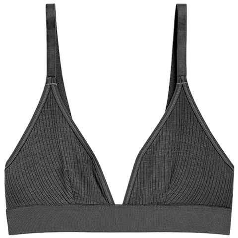 Whipped Triangle Bra in Graphite – Negative Underwear